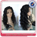 Most Popular Black Human Hair Blend Full Lace Wig